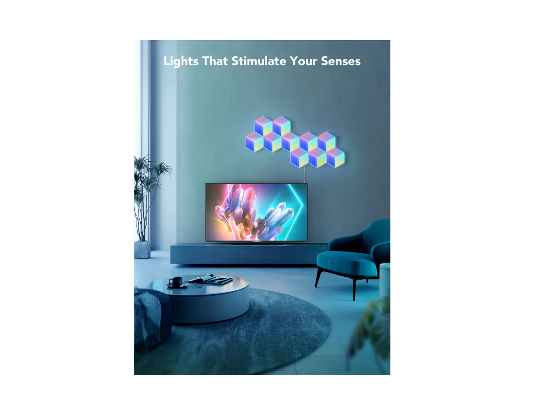 Govee Glide Hexa Pro LED Light Panels 3D - 10 Pieces Govee Glide Hexa Pro LED Light Panels 3D - 10 Pieces